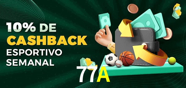 10% de bônus de cashback na 77A